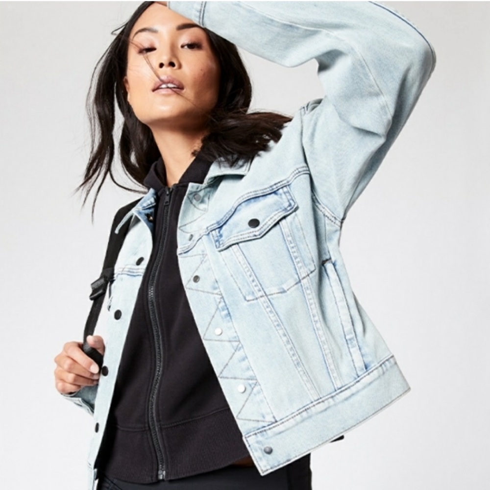 Athleta Light Blue Jean Jacket